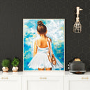 5D DIY Full Drill Diamond Painting Ballet Girl Cross Stitch Embroidery Set