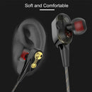 Wired earphone Super Bass Noise Isolation HIFI 3.5mm dual drive stereo In-E Z9B8