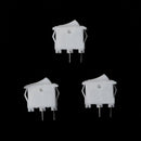 10X10x15mm 2 Pin SPST ON/OFF Soldering Terminal Boat Rocker Switch 3A AC 250V