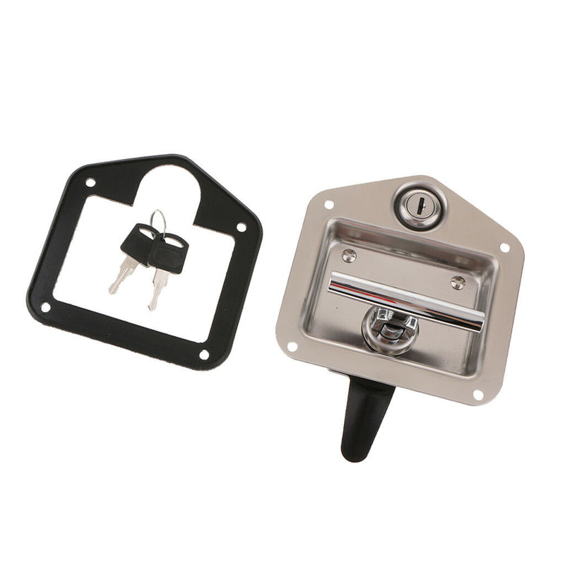 Stainless Steel Car Truck Toolbox Lock Latch Paddle Handle Lock RV Trailer