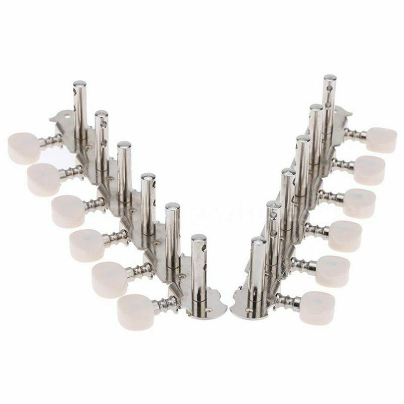 6R+6L 12 String Acoustic Guitar Tuning Key Peg Machine Head String Tuner