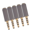 5pcs OMTP To CTIA Alloy Universal Earphone Headphone Mic Converter Adapter