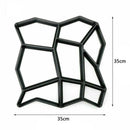 DIY Garden Paving Mold Plastic Floor Mold Concrete Stone Mold Road Decor Pa H5C2