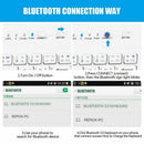 Wireless Bluetooth Mobile Phone Keyboard With Pu Leather Case Mini Wireless F8C4