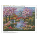 DIY Bridge Pattern Diamond Painting Full Round Drill Embroidery Drawing Kit