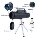 Portable Mini 50x60 Optical Lens Monocular Vision Night Phone Telescope + Clip
