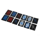 2 Sets Waterproof Plastic Pvc Black Playing Cards Poker Card Board Game  J,a