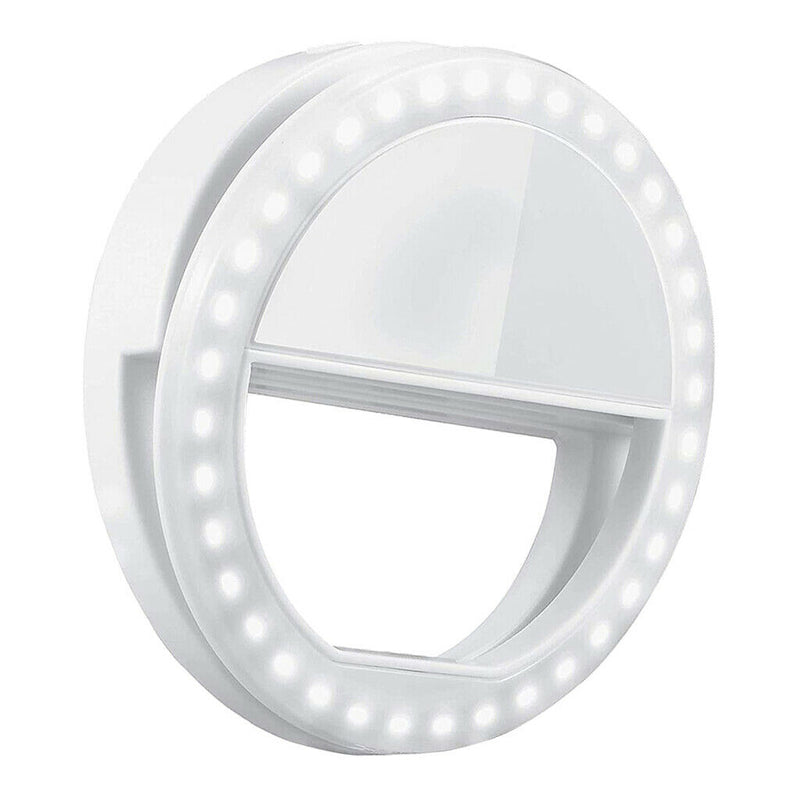 Adjustable Selfie Ring Light for Video Live Makeup Youtube Ultra-light Clip-on
