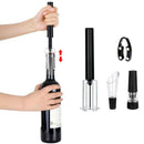 4 Pcs Red Wine Opener Bottle Opener Corkscrews With Vacuum Stopper Wine Pou BX