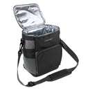 Vertical Portable Insulated Cooler Lunch Box Tote Picnic Storage Bag black