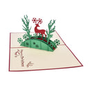 3DUp Holiday Greeting Cards Deer Jesus Reindeer Christmas Thanksgiving S Hn