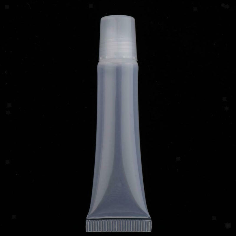 Lots 20 Clear Lip Gloss Soft Squeeze Tubes Portable Lip Tint Bottles Vials