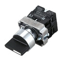 22mm Latching 2 NO 3-Position Rotary Selector Select Switch ZB2-BE101C Blac