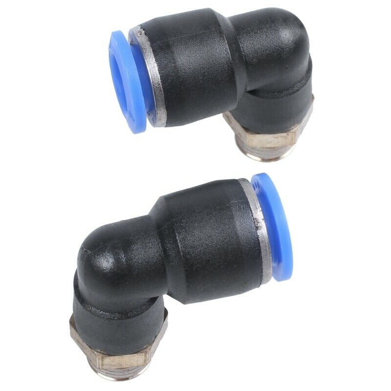 20 Pcs Quick Connectors Pneumatic Fittings 8mm x 1/8" PT Male Thread D5C9