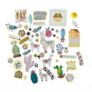 50pcs alpaca cardstock diecut stickers for scrapbooking card making  Z