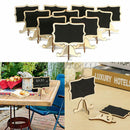10 X Mini Easel Chalk Black Board Wedding Place Name Holder Cafe Table Number3c