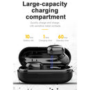L13 Bluetooth Wireless Earbud w/Charging Case Waterproof TWS Headphone Black