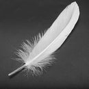 100pcs White Feathers Goose Craft for Party Hat Crafts Wedding Decoration 1 U4Y5