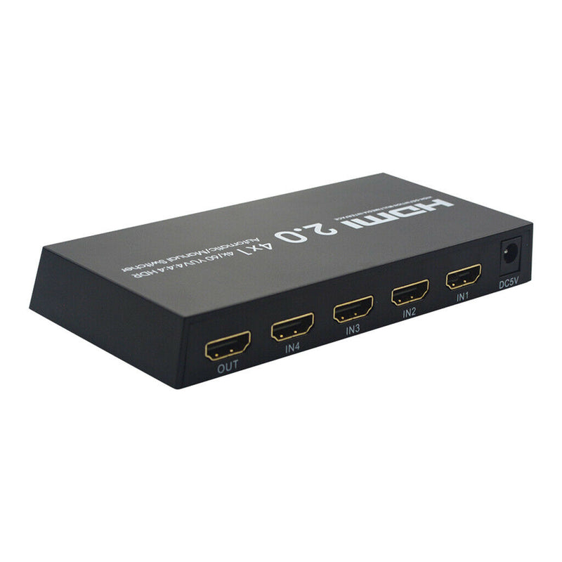 HDMI 2.0 Switcher 4 In 1 Out HD Support 4K 60Hz HDMI Splitter