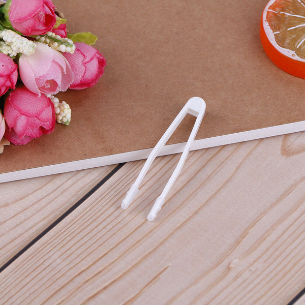 2XContact lens tweezers care travel clip clamp remover tool tips white kit A Gw