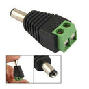10 Pcs 2.1x5.5mm Male Jack DC Power Adapter for CCTV Camera