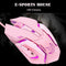 Cute USB Wired 3200DPI Adjustable Colorful Backlight Optical Gaming Mouse
