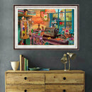 5D DIY Full Drill Diamond Painting Sewing Room Cross Stitch Embroidery Kits
