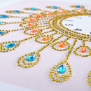 DIY Special Shaped Diamond Painting Peafowl Wall Clock Embroidery Craft