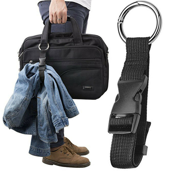 Jacket Holder Gripper Add Bag Handbag Clip Use to Carry Anti-theft Luggage Strap