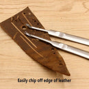 13 Pieces Leather craft Edge Skiving Beveler Multi-size Solid Wood Leather  M7L6