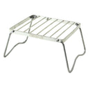 Stainless Steel Cooking Stove Holder Stand Rack Shelf Camping BBQ Grilling for