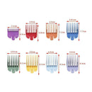 8pcs/Set Cutting Hair Clipper Premium Guides Combs Metal Color Universal N3N1