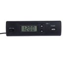 Digital Thermometer Auto LCD Display In Out Clock for Car Home Vehicle