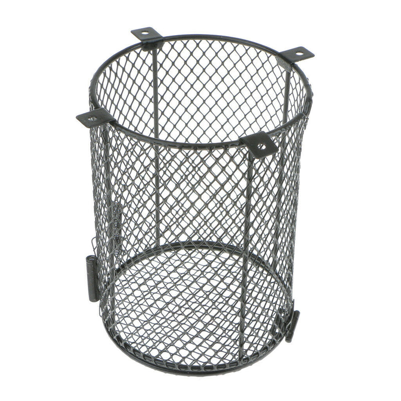 2Pcs Reptile Tank Heating Lamp Anti Hot Net Stainless Steel Light Lampshade