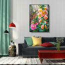 5D DIY Diamond Painting Flower Vase Full Drill Embroidery Pictures (JH117)