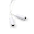 3.5mm AUX Audio Mic Splitter-Cable Earphone Headphone Adapter 1-Male To 2-F C5M1