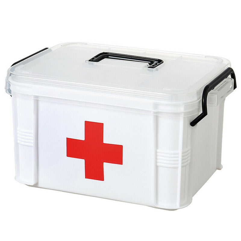 Plastic Multi-layer Medicine Chest Emergency Kit First Aid Drug Storage Box