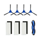 Set of 11 Vacuum Cleaners Replacement Parts Kit - Main Brush + Side Brushes +