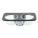 3Pcs Automatic Plastic Reptile Feeders Water Bottle Double Dish with Suction Cup