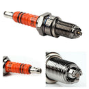 5pcs D8TJC 3 Electrode Spark Plug CG CF250 Moped Scooter ATV Dirt Bike