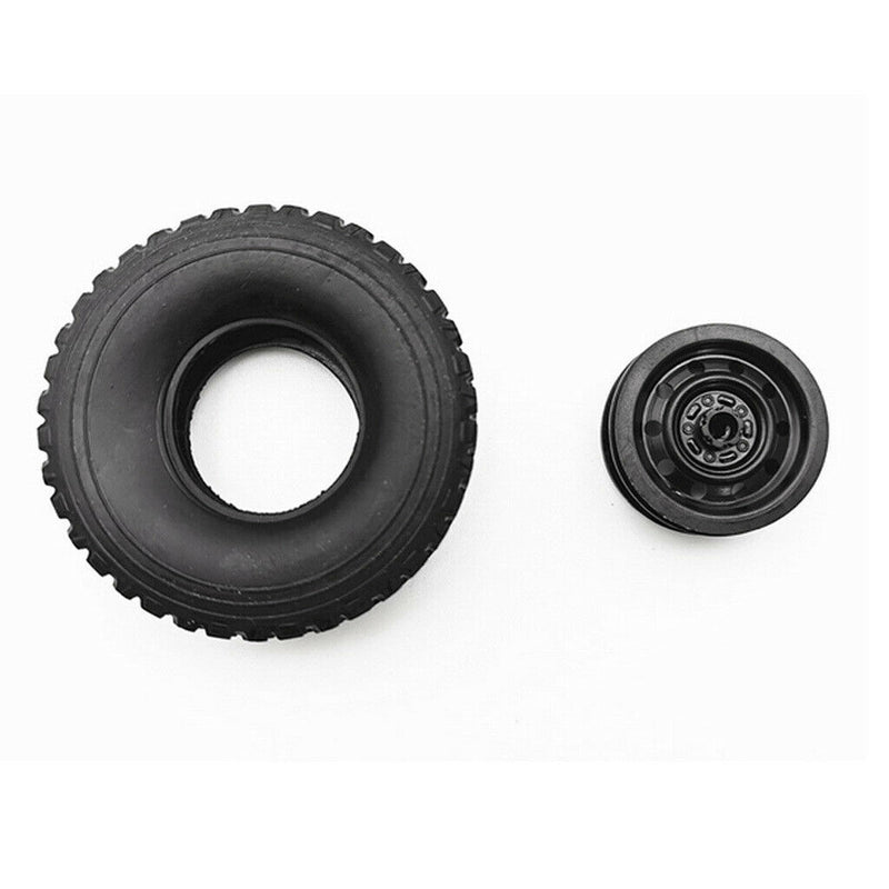 4x Rubber RC Car Tire for WPL B14 B24K C14 C14K B36K Crawler DIY Upgrade
