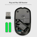 A911 Wireless 3 Buttons 1000DPI Optical 2.4G USB Receiver Mini Gaming Mouse