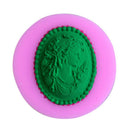 1pc Silicone Cake Mold Retro Woman Head soap Chocolate Fondant Cake Decor ME