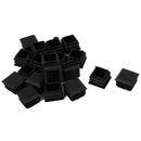 20 Pcs Plastic Office Chair Table Leg Glide Cap Tubing Pipe Insert 25mm x 2
