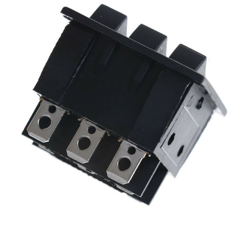 KCD3 34*40 Big Rocker Switches Black Three-Way Switch 9 Pin 2 Position  3CB Kw