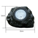 Outdoor Garden LED Solar Deco Rock Stone Spot Lights Landscape Lamp Yar WNJ