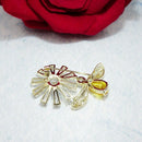 Cute Animal Insects Flying Bee Brooch Lady Men'S Corsage Hat Scarf Accessor