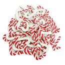 100x Wooden Candy Cane Walking Stick for Christmas Table Scatters Decoration