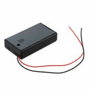 2 Pcs 3 x AAA 4.5V Battery Holder Case Box Wired ON/OFF Switch w Cover N2D3