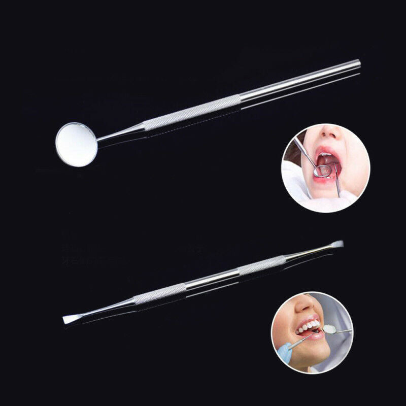 Dental Instruments Set Oral Care Tools With Mouth Mirror Tweezers Probe Heat HGT